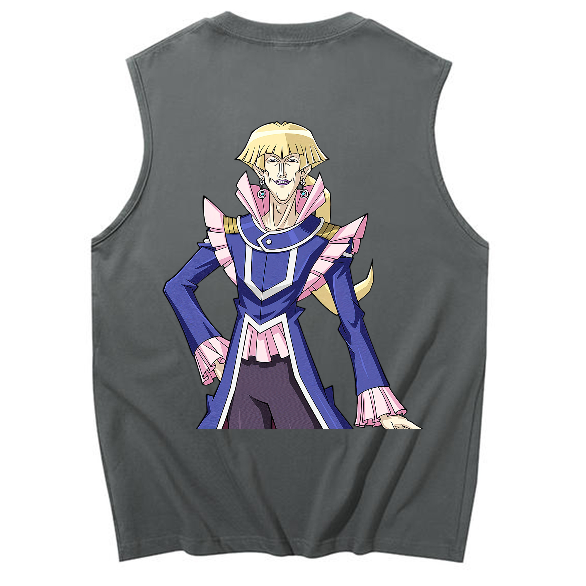 （画像用） 遊☆戯☆王 Yu-Gi-Oh! コットン100％タンクトップ（背面プリント）